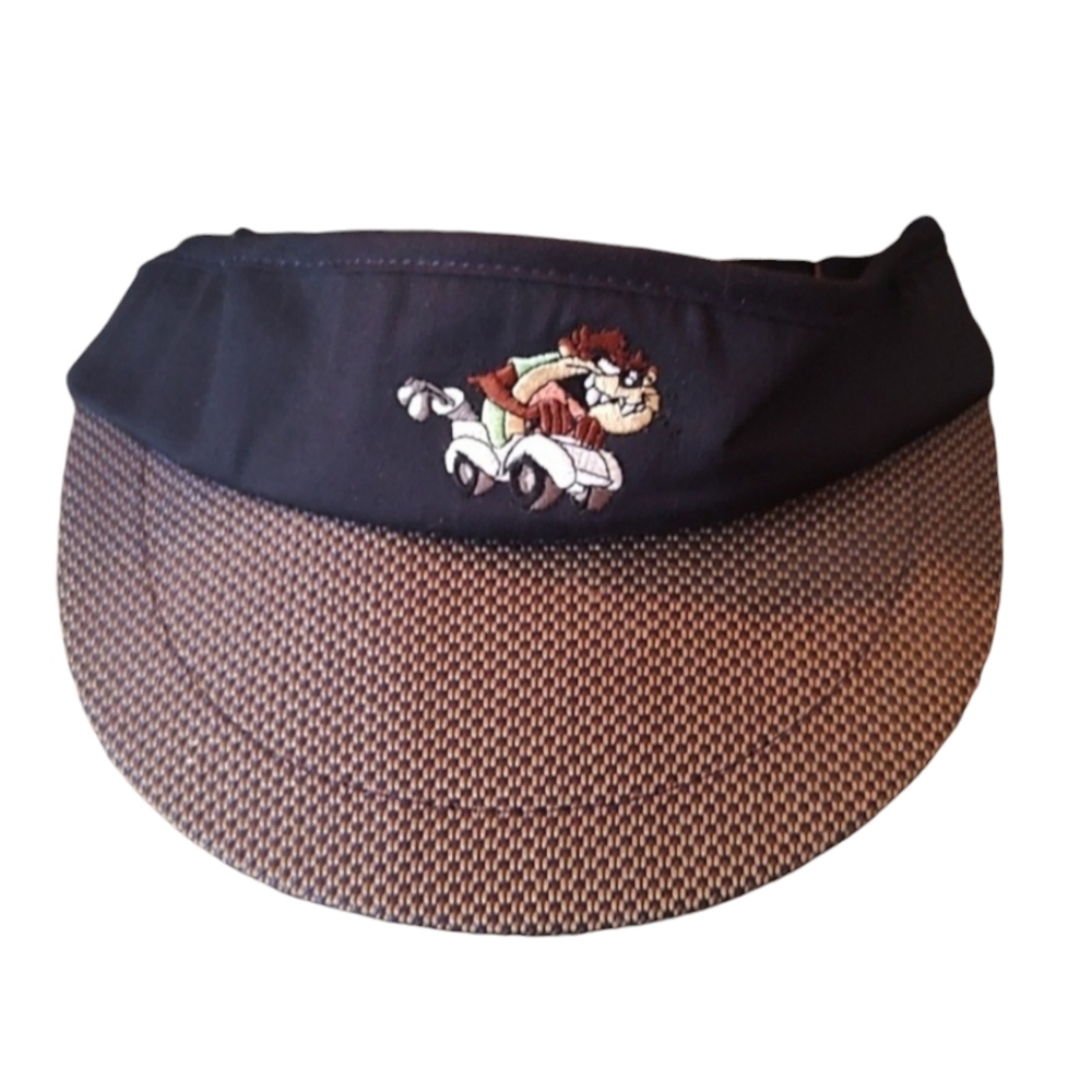 Warner Bros. Studio Store Tasmanian Devil Golf Visor. NWOT Vtg. Unisex Deadstock